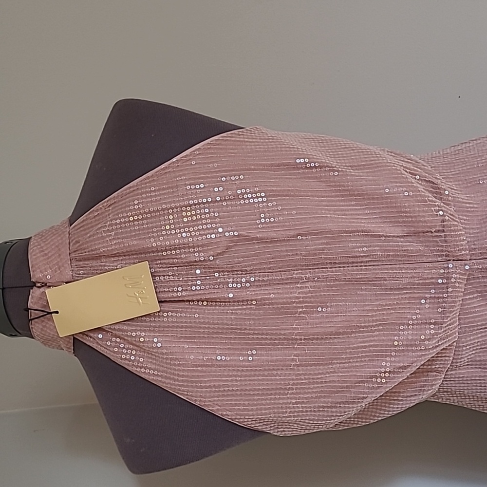 SZ6 NWT H&M Sequined Halter Dress - Picture 6 of 12